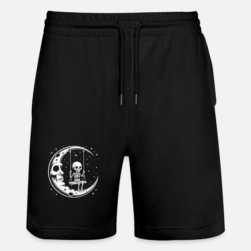 Squelette de la Balançoire Lunaire - Short de jogging bio TRAINER Stanley/Stella unisexe - noir