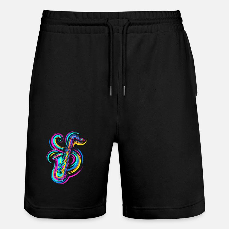 Saxophone - Short de jogging bio TRAINER Stanley/Stella unisexe - noir
