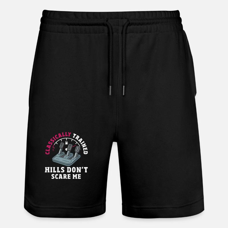 Manuelles Auto, Klassisch Ausgebildeter - Stanley/Stella Unisex Bio Joggingshorts Trainer - Schwarz