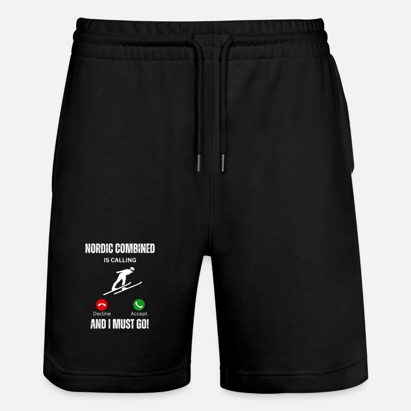 Appel combiné nordique - Short de jogging bio TRAINER Stanley/Stella unisexe - noir
