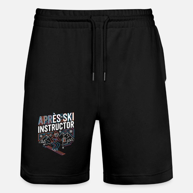 APRrès Ski Instructor - Stanley/Stella Trainer Unisex Organic Jogging Shorts - black