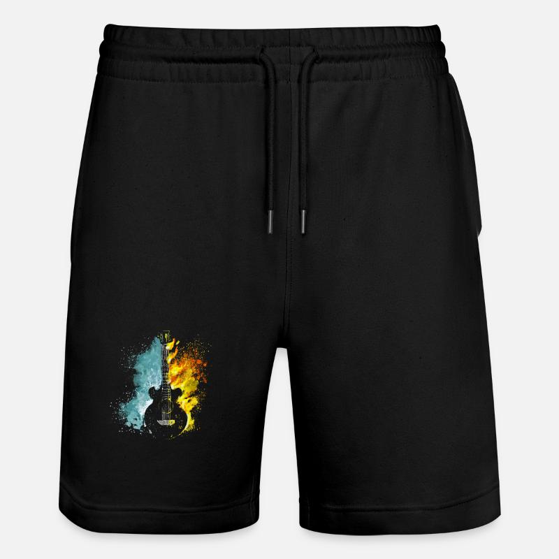 Gitarre Feuer Eis - Short de jogging bio TRAINER Stanley/Stella unisexe - noir