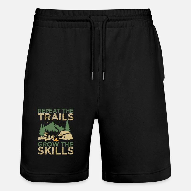 Chef scout Repeat The Trails Scout - Short de jogging bio TRAINER Stanley/Stella unisexe - noir