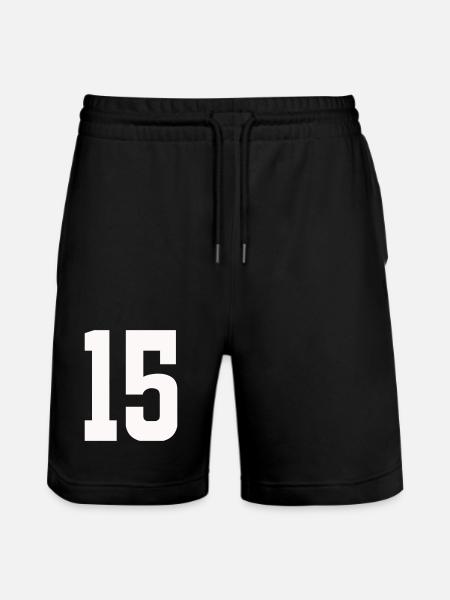 Numéro 15 - Short de jogging bio TRAINER Stanley/Stella unisexe - noir