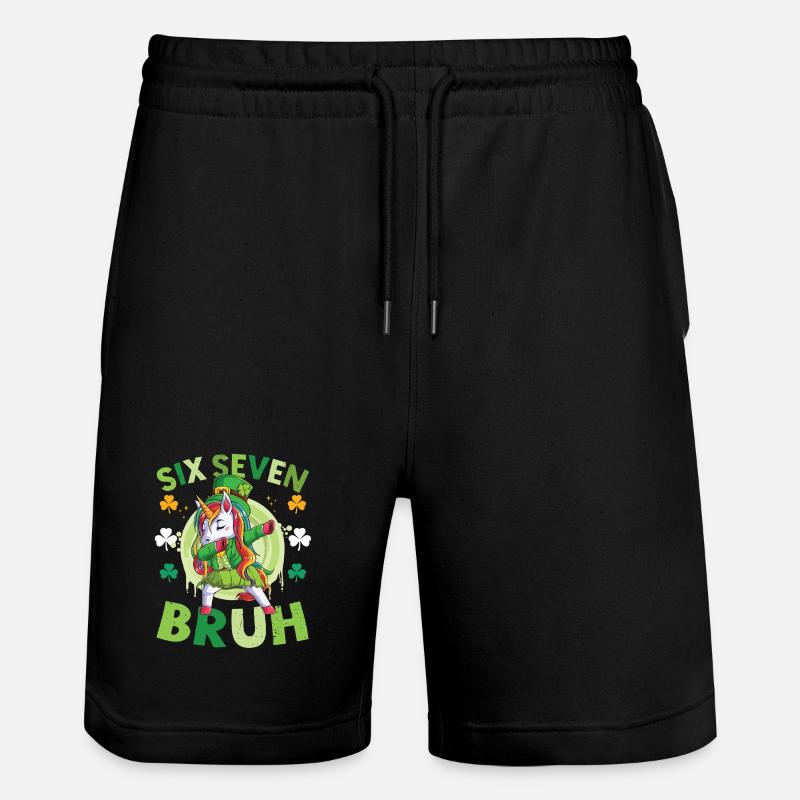 La licorne Saint-Patrick - Short de jogging bio TRAINER Stanley/Stella unisexe - noir