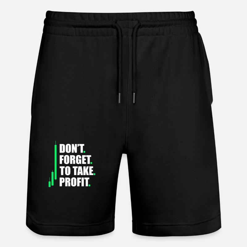 Profitez Marché boursier Trader en bourse - Short de jogging bio TRAINER Stanley/Stella unisexe - noir