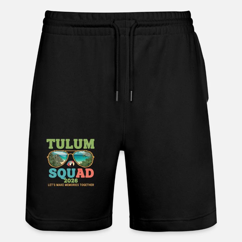 Vacances 2026 de l’équipe de Tulum - Short de jogging bio TRAINER Stanley/Stella unisexe - noir
