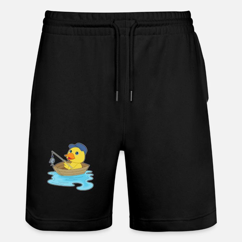 Pêche au poisson canard pêcheur - Short de jogging bio TRAINER Stanley/Stella unisexe - noir