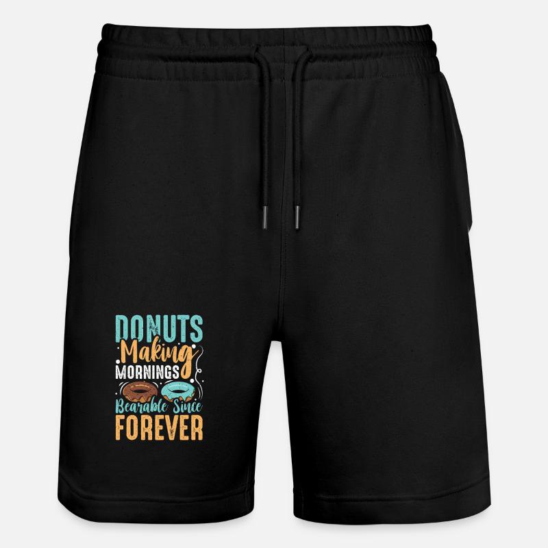 Restauration rapide en donuts - Short de jogging bio TRAINER Stanley/Stella unisexe - noir