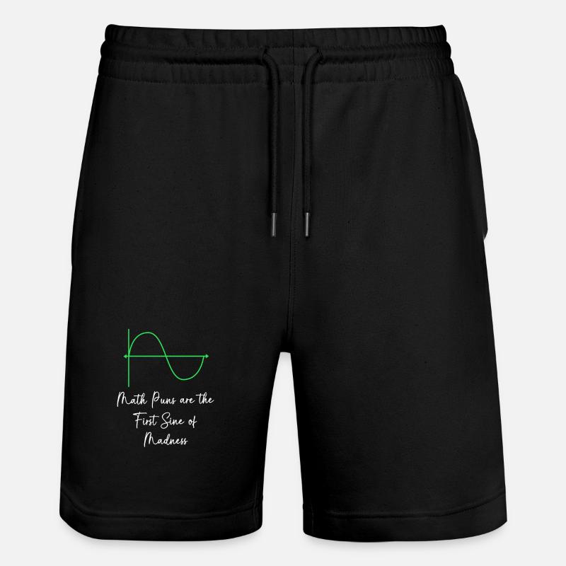 Mathematician Math Mathematical Mathematics - Stanley/Stella Trainer Unisex Organic Jogging Shorts - black