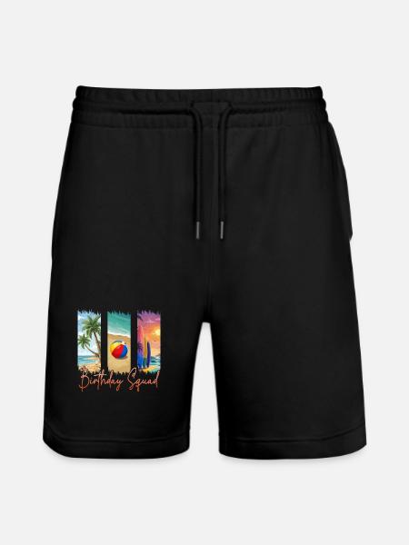 Croisière d’été sur la plage Birthday Squad - Short de jogging bio TRAINER Stanley/Stella unisexe - noir