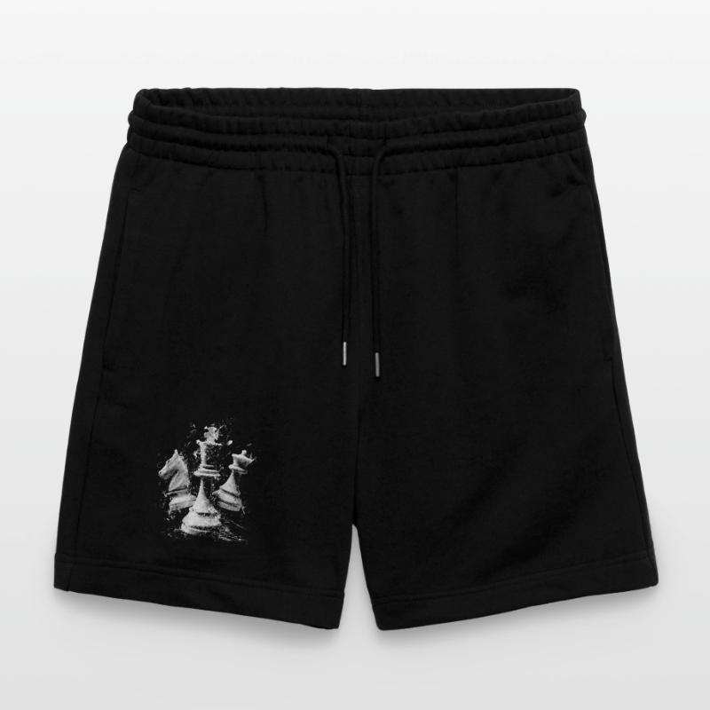 Pièces d’échecs Conception d’explosions Plateau dynamique Short de jogging bio TRAINER Stanley/Stella unisexe