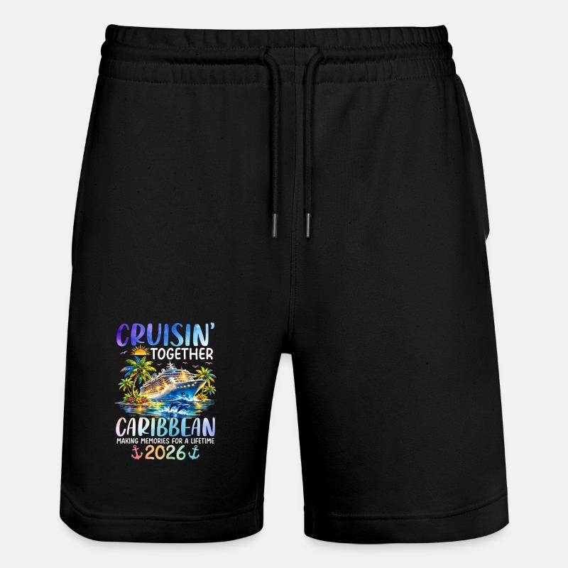 Cruisin Together Caribbean 2027 - Short de jogging bio TRAINER Stanley/Stella unisexe - noir