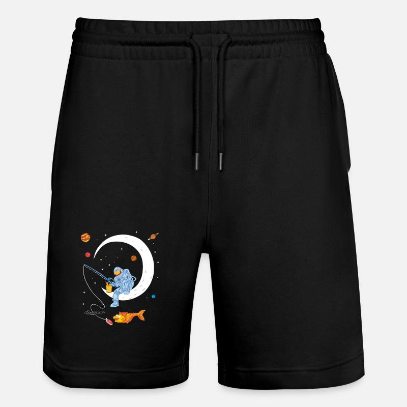 Chemise spatiale de pêche d’astronaute - Short de jogging bio TRAINER Stanley/Stella unisexe - noir