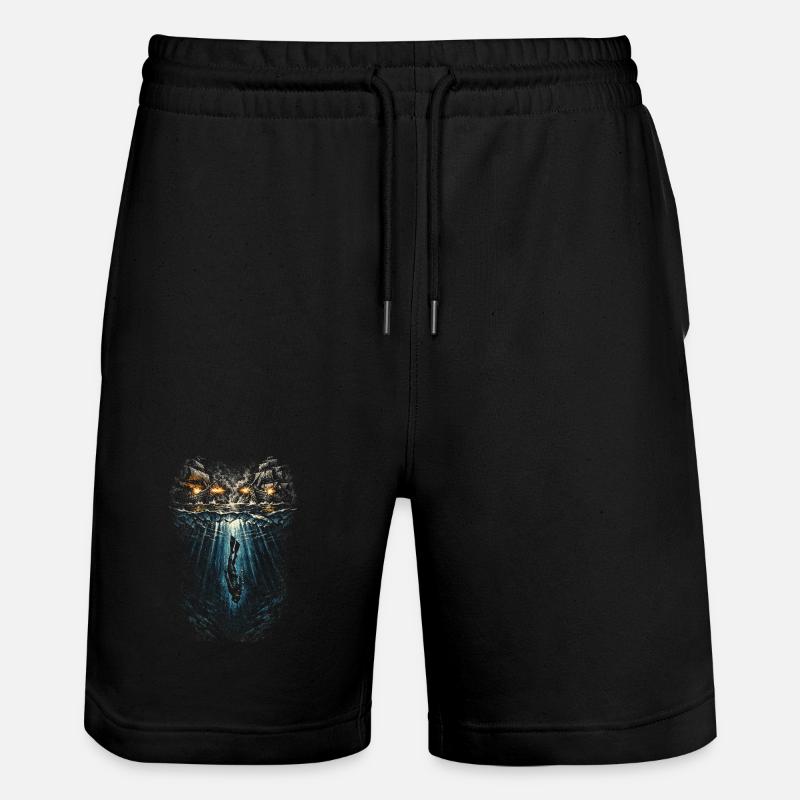 Apnée libre - Short de jogging bio TRAINER Stanley/Stella unisexe - noir