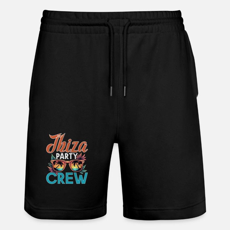 Équipage Ibiza - Short de jogging bio TRAINER Stanley/Stella unisexe - noir