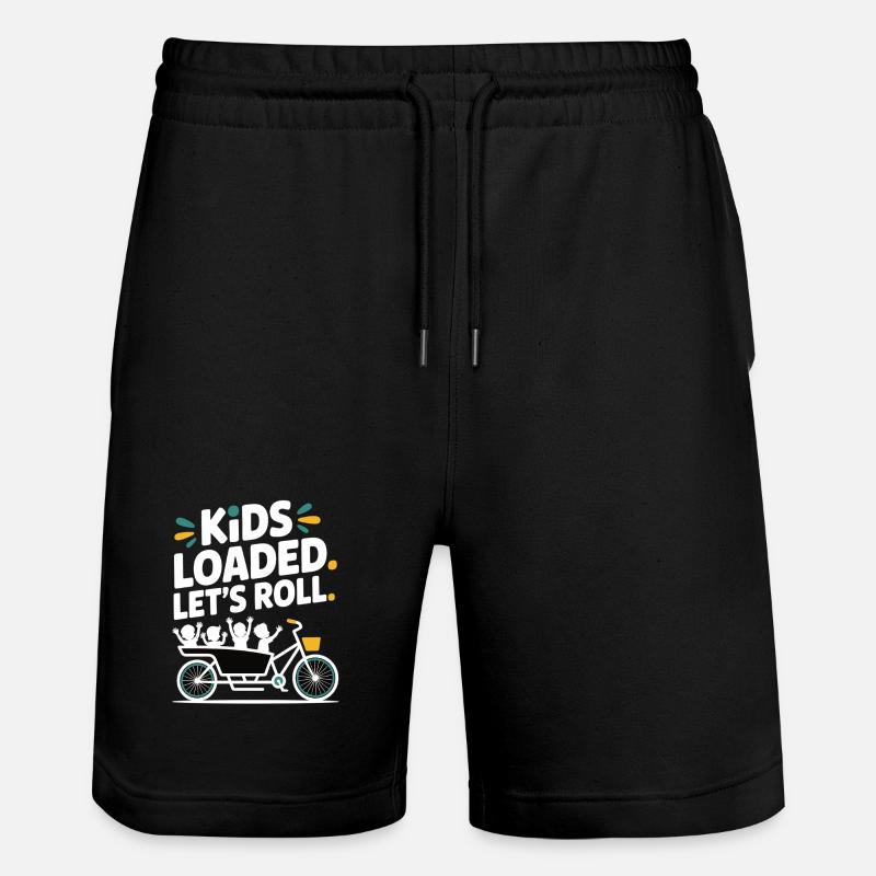 Vélo cargo Kids Loaded - Short de jogging bio TRAINER Stanley/Stella unisexe - noir