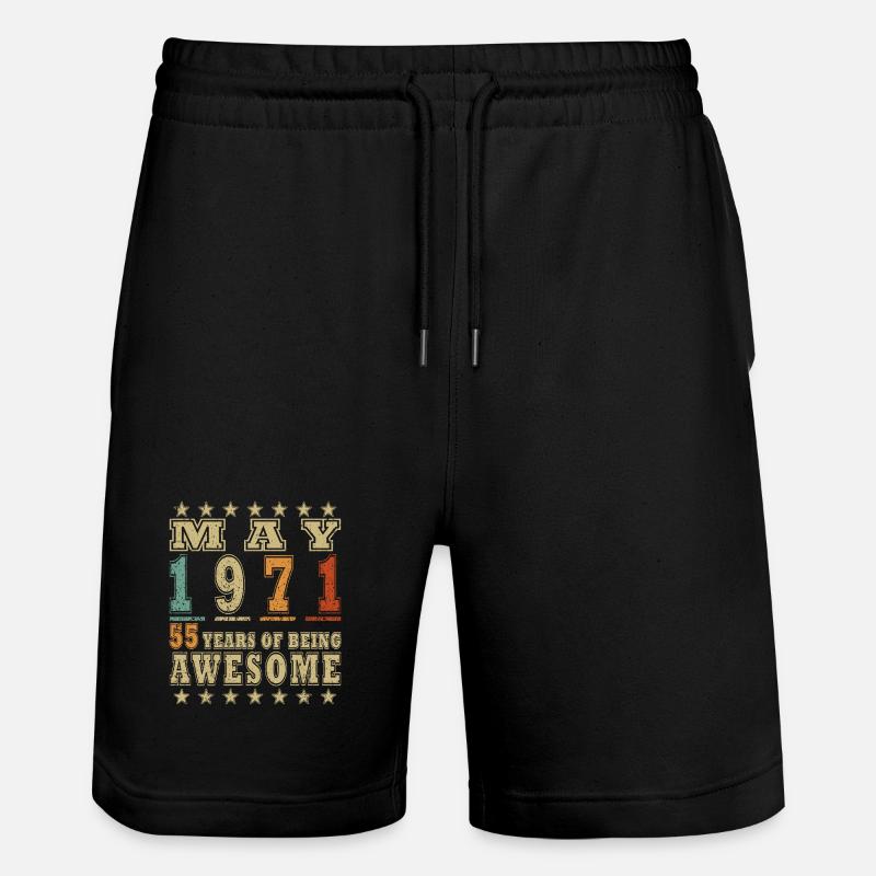 Mai 1971 – mai 1971 - Short de jogging bio TRAINER Stanley/Stella unisexe - noir