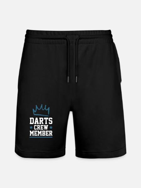 Darts Crew - Stanley/Stella Trainer Unisex Organic Jogging Shorts - black