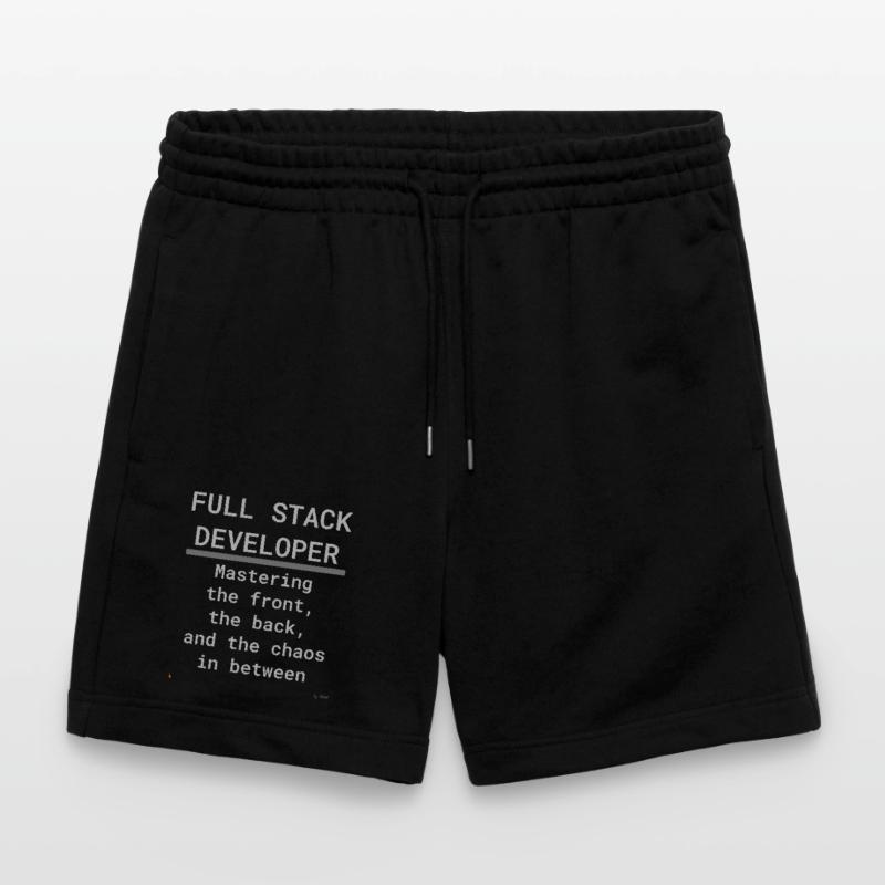 Full Stack Develo: Front, Back, and Chaos Stanley/Stella Trainer Unisex Organic Jogging Shorts
