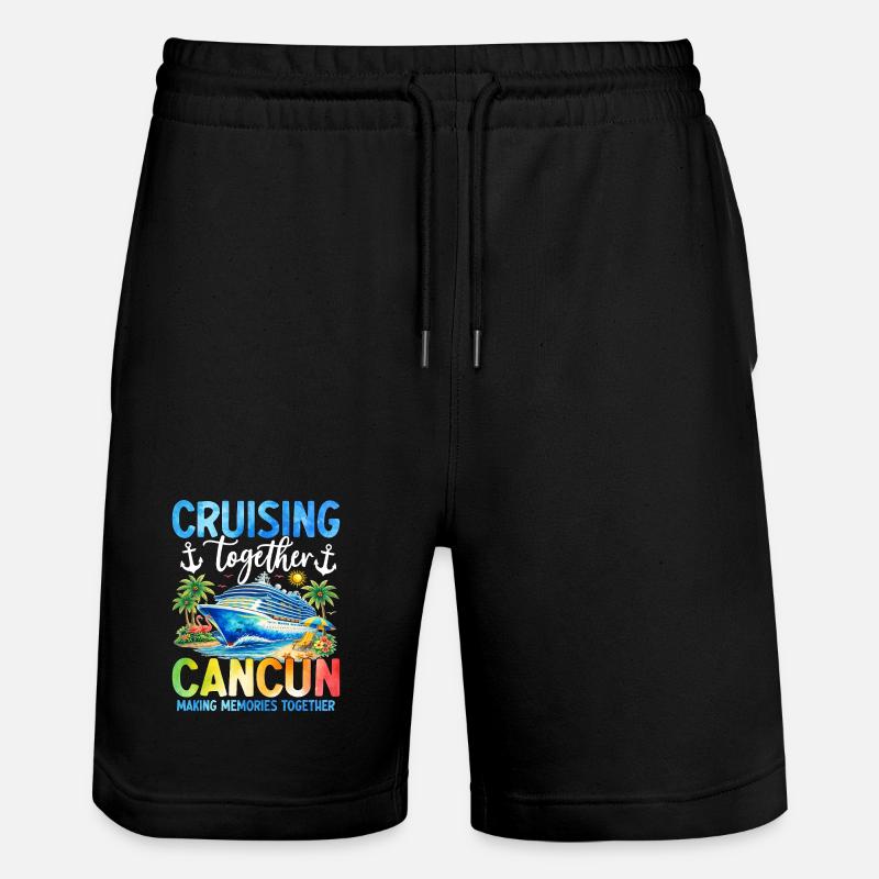 Croisière ensemble à Cancún - Short de jogging bio TRAINER Stanley/Stella unisexe - noir
