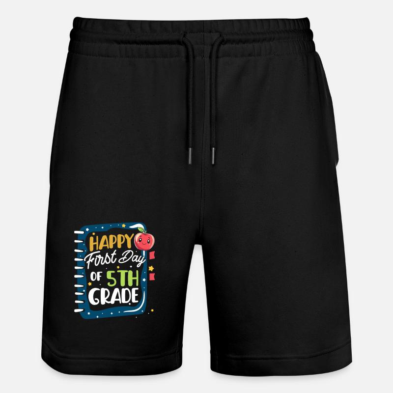 Cinquième année, 5e année - Short de jogging bio TRAINER Stanley/Stella unisexe - noir
