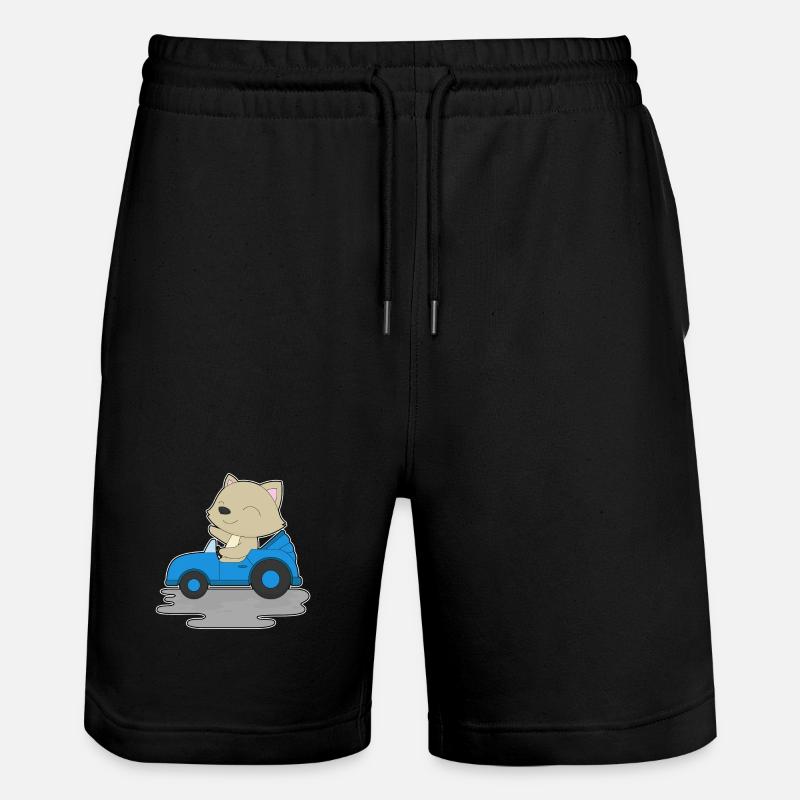 Cat Car - Short de jogging bio TRAINER Stanley/Stella unisexe - noir