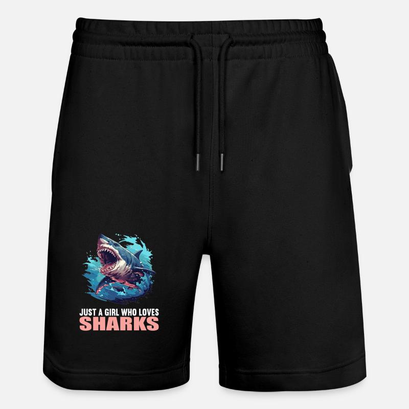 Requins Requin - Short de jogging bio TRAINER Stanley/Stella unisexe - noir