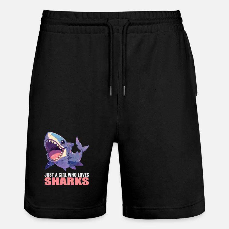 Requins Requin - Short de jogging bio TRAINER Stanley/Stella unisexe - noir