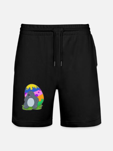 Œuf de Pâques de Taupe - Short de jogging bio TRAINER Stanley/Stella unisexe - noir