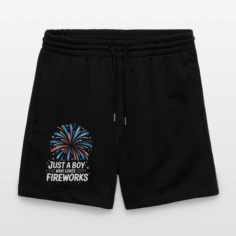 Pyrotechnics Fireworks Pyrotechnics Stanley/Stella Trainer Unisex Organic Jogging Shorts