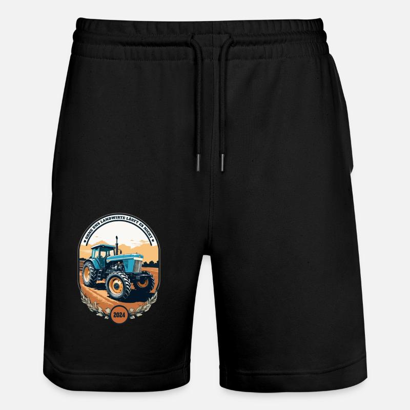 Agriculteurs 2024 - Short de jogging bio TRAINER Stanley/Stella unisexe - noir