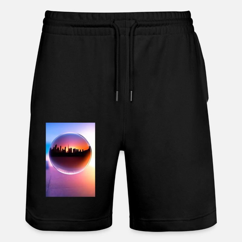 Ville de Kugel - Short de jogging bio TRAINER Stanley/Stella unisexe - noir