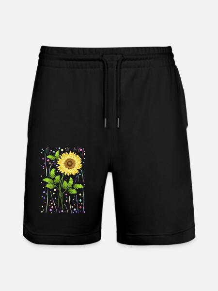 Blume - Stanley/Stella Unisex Bio Joggingshorts Trainer  - Schwarz