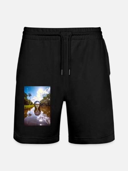 Amazone - Short de jogging bio TRAINER Stanley/Stella unisexe - noir