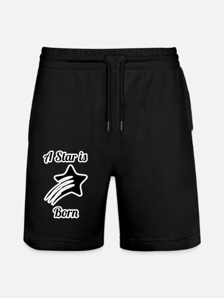 Rock Star - Stanley/Stella Unisex Bio Joggingshorts Trainer  - Schwarz