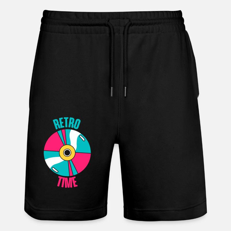 Tempo retrò - Pantaloncini da jogger ecologici unisex Trainer di Stanley/Stella - nero