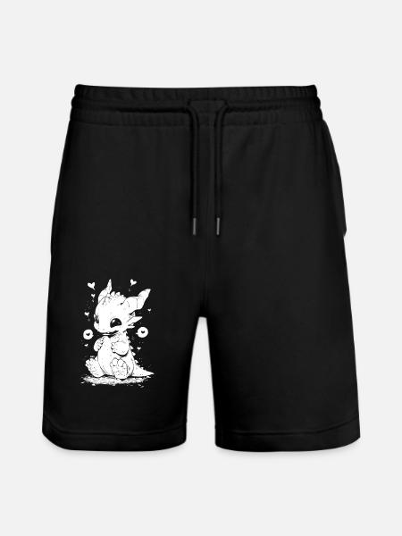 Bébé Dragon 2 - Short de jogging bio TRAINER Stanley/Stella unisexe - noir