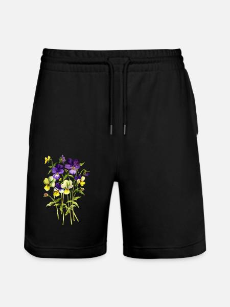 Fleur - Short de jogging bio TRAINER Stanley/Stella unisexe - noir