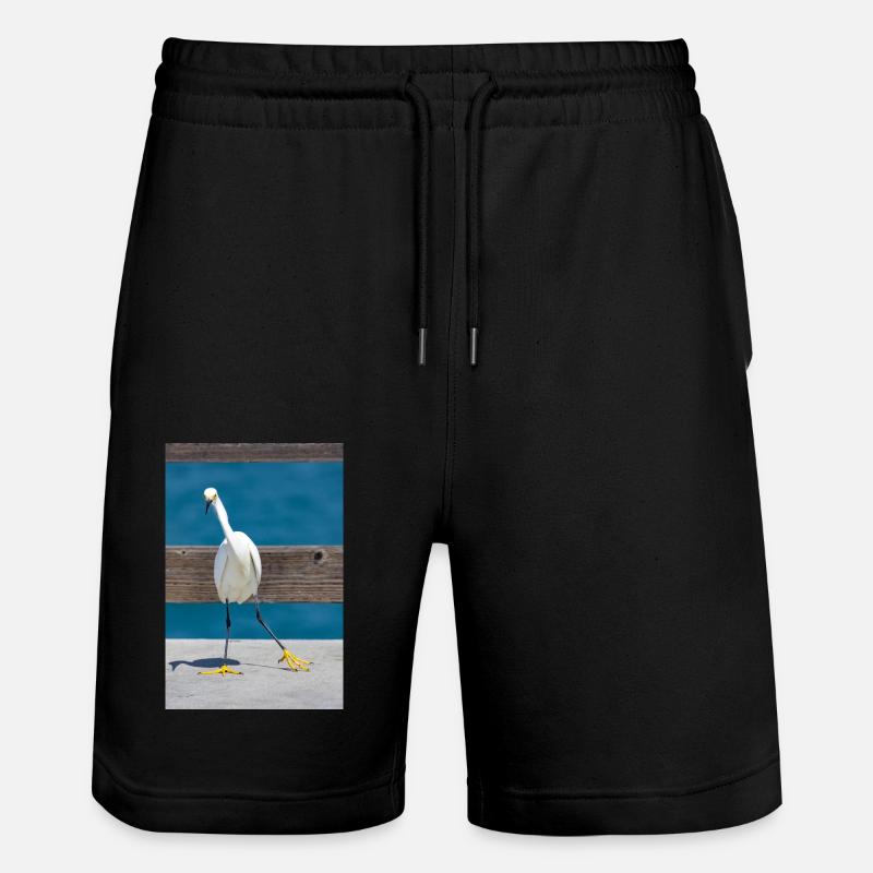 Aigrette neigeuse - Short de jogging bio TRAINER Stanley/Stella unisexe - noir