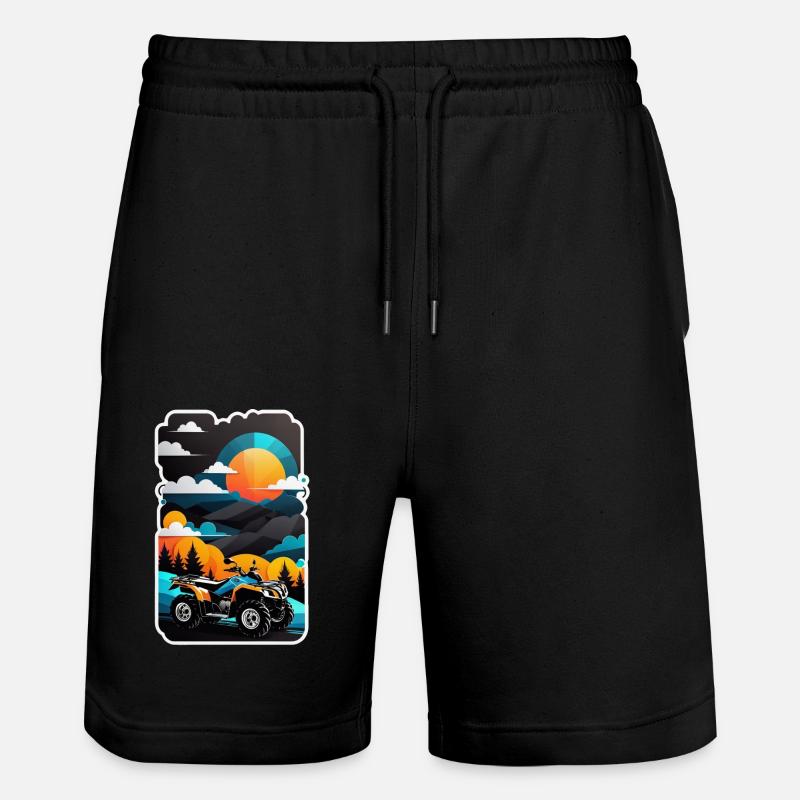 quad et tout terrain - Short de jogging bio TRAINER Stanley/Stella unisexe - noir