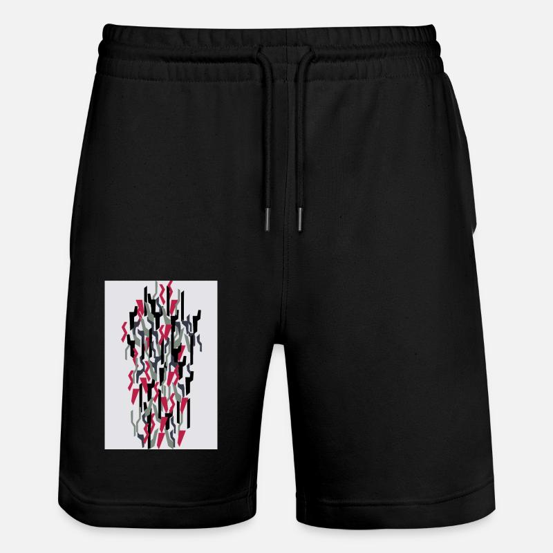Camouflage Art Rouge Gaming - Short de jogging bio TRAINER Stanley/Stella unisexe - noir