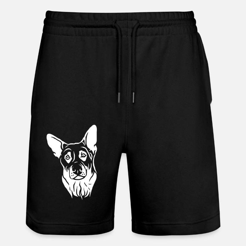 Chien de berger - Short de jogging bio TRAINER Stanley/Stella unisexe - noir