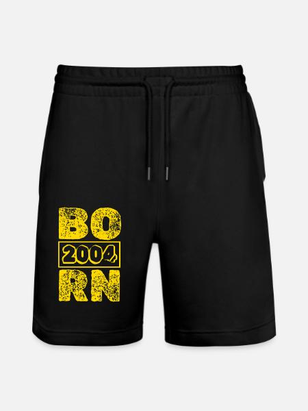 2004 2004 - Stanley/Stella Trainer Unisex Organic Jogging Shorts - black
