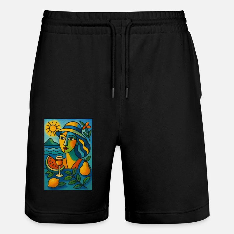 Brise d’été - Short de jogging bio TRAINER Stanley/Stella unisexe - noir