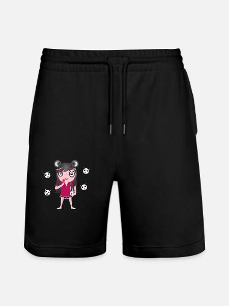 Chepi - Stanley/Stella Trainer Unisex Organic Jogging Shorts - black