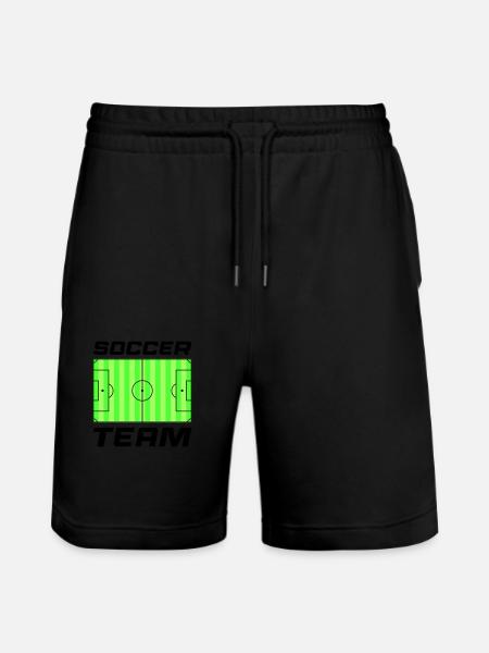 Lawn Soccer Soccer Team - Stanley/Stella Trainer Unisex Organic Jogging Shorts - black