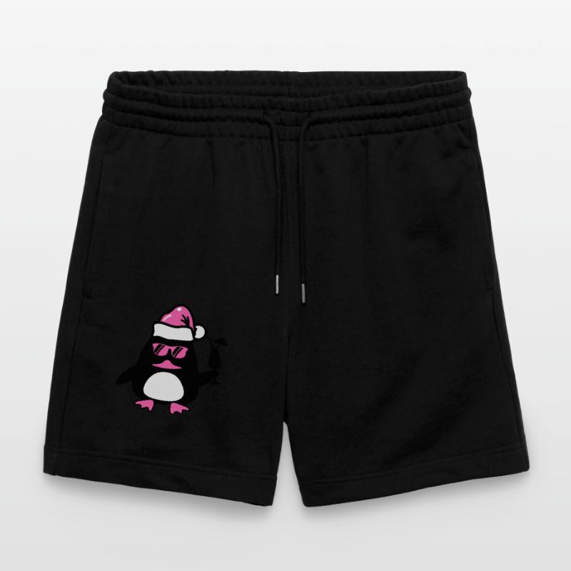 Beach Duck Christmas Stanley/Stella Trainer Unisex Organic Jogging Shorts