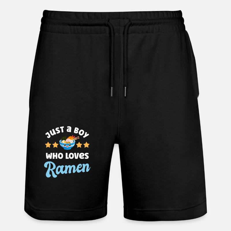 Nouilles Ramen - Short de jogging bio TRAINER Stanley/Stella unisexe - noir