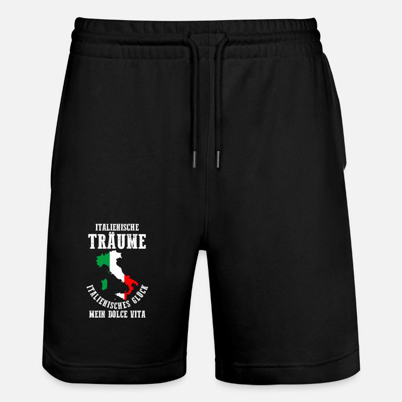 Italiens Italie - Short de jogging bio TRAINER Stanley/Stella unisexe - noir